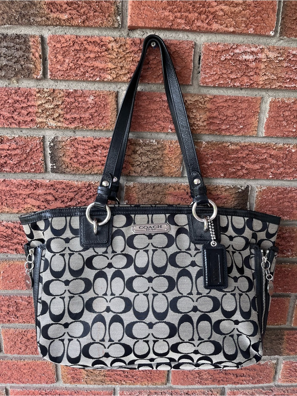 COACH Signature Canvas Tote